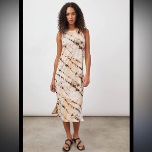 Rails Tank Dress MIDI Sahara Dune Tie Dye